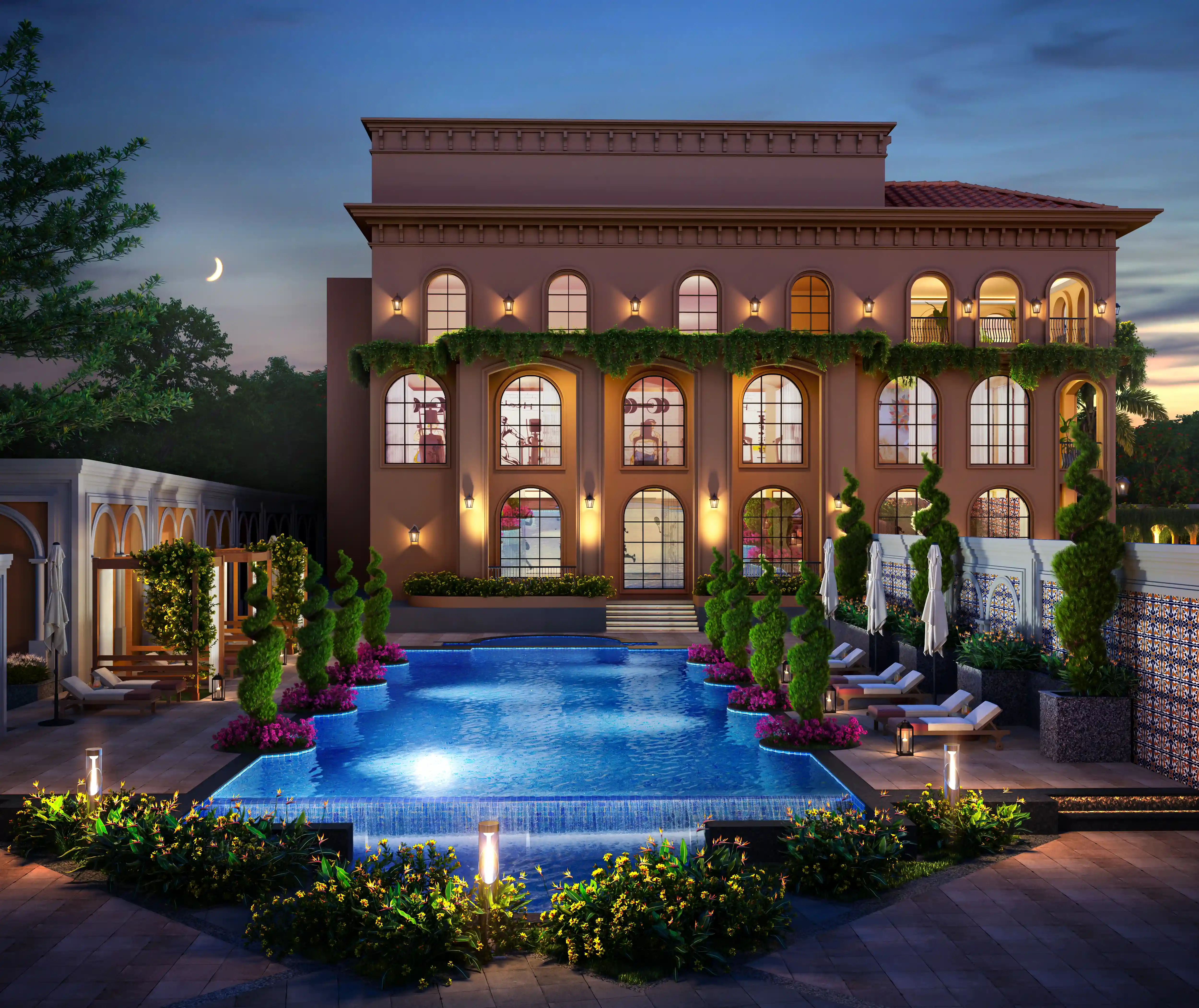 Spanish Themed Villa - Crafting Excellence